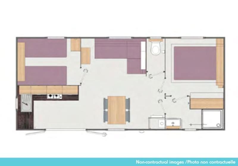 Two-Bedroom Mobile Home "Serenite Signature" Air Conditionning